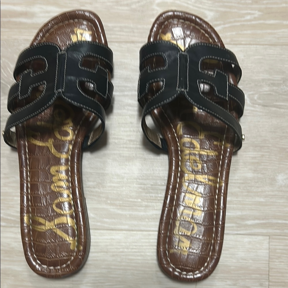 Sam Edelman Black Slide Sandals